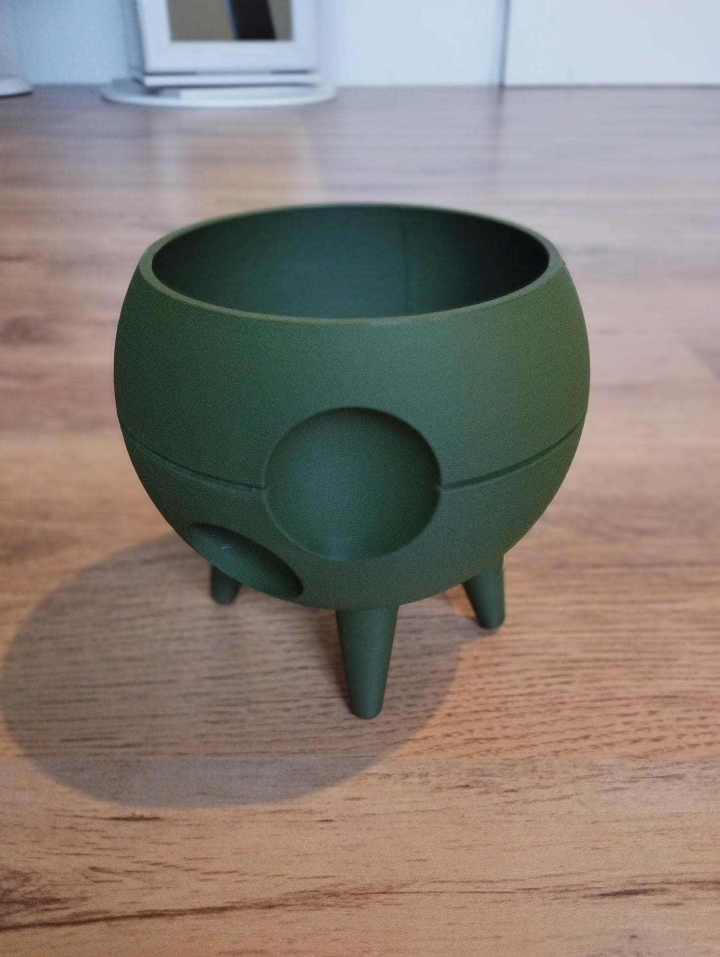 Mid-Century Space Pot – 3D-gedruckter Design-Pflanztopf mit Retro-Future Look