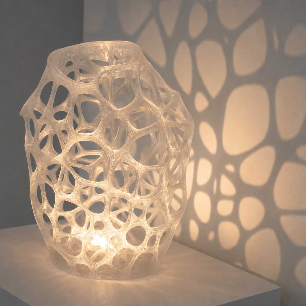 Designlampe 3D-Druck: Licht als skulpturale Kunst