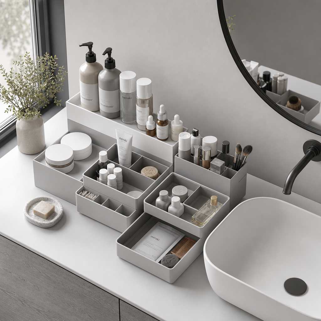 Ordnung mit Stil: 3D-gedruckte Organizer für Bad und Küche