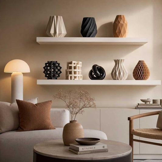 Wohnzimmer Styling mit 3D-Druck: Akzente gekonnt setzen