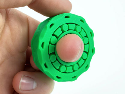 Fidget Spinner Anti Stress Lager Fidget mit Rollenlager Technik Gadget Geschenk für Schreibtisch Büro und Maker