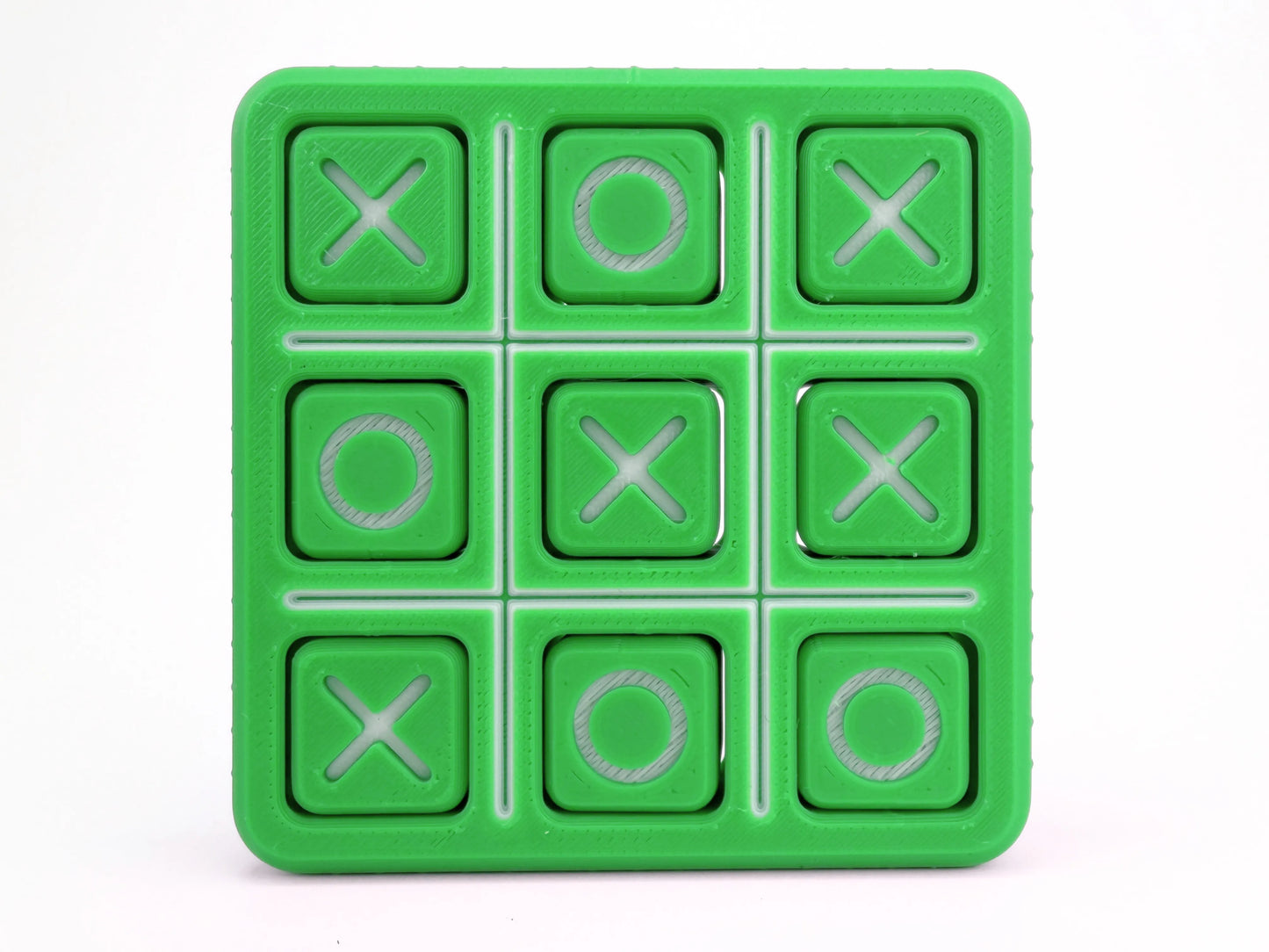 Fidget Toy Anti Stress Tic Tac Toe Spiel mit drehbaren X O Feldern Reisespiel Geschenk für Kinder Teenager und Schreibtisch