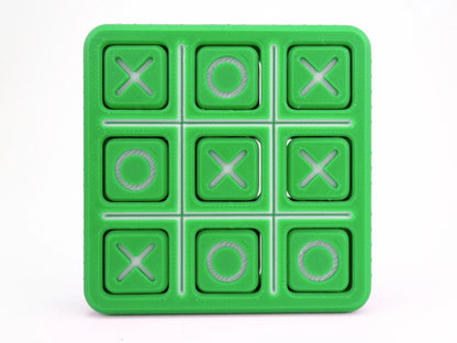 Fidget Toy Anti Stress Tic Tac Toe Spiel mit drehbaren X O Feldern Reisespiel Geschenk für Kinder Teenager und Schreibtisch
