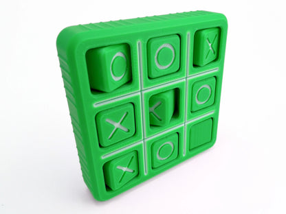 Fidget Toy Anti Stress Tic Tac Toe Spiel mit drehbaren X O Feldern Reisespiel Geschenk für Kinder Teenager und Schreibtisch