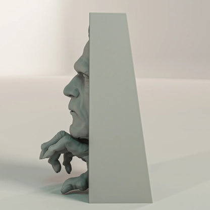 Book Nook Bücherregal Deko Frankenstein Monster Horror Regal Nische Wanddeko Geschenk für Leser und Grusel Fans