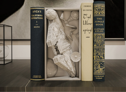 Book Nook Bücherregal Deko Sci Fi Raumschiff Weltraumschlacht Regal Nische Geschenk