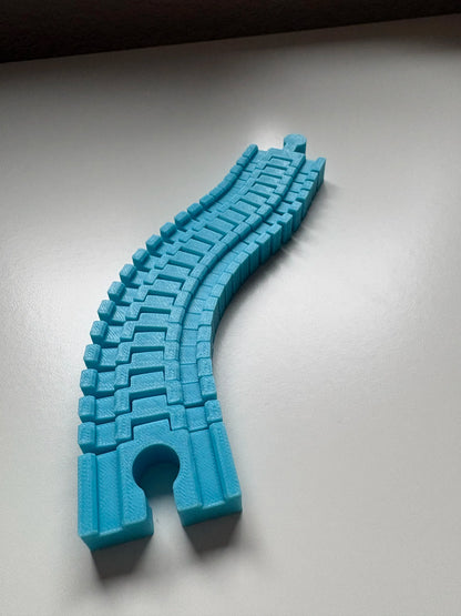 Schiene flexibel für Holzeisenbahn Zubehör kompatibel mit Brio IKEA Hape Schiene für Kinder