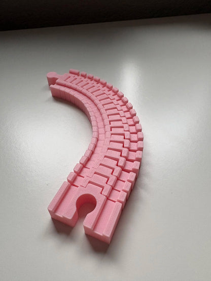 Schiene flexibel für Holzeisenbahn Zubehör kompatibel mit Brio IKEA Hape Schiene für Kinder