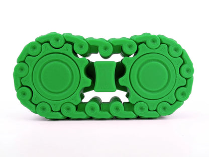 Fidget Toy Anti Stress Kettenrollen Fidget mit beweglicher Panzerkette Pocket Gadget Geschenk für Technikfans Maker und Büro