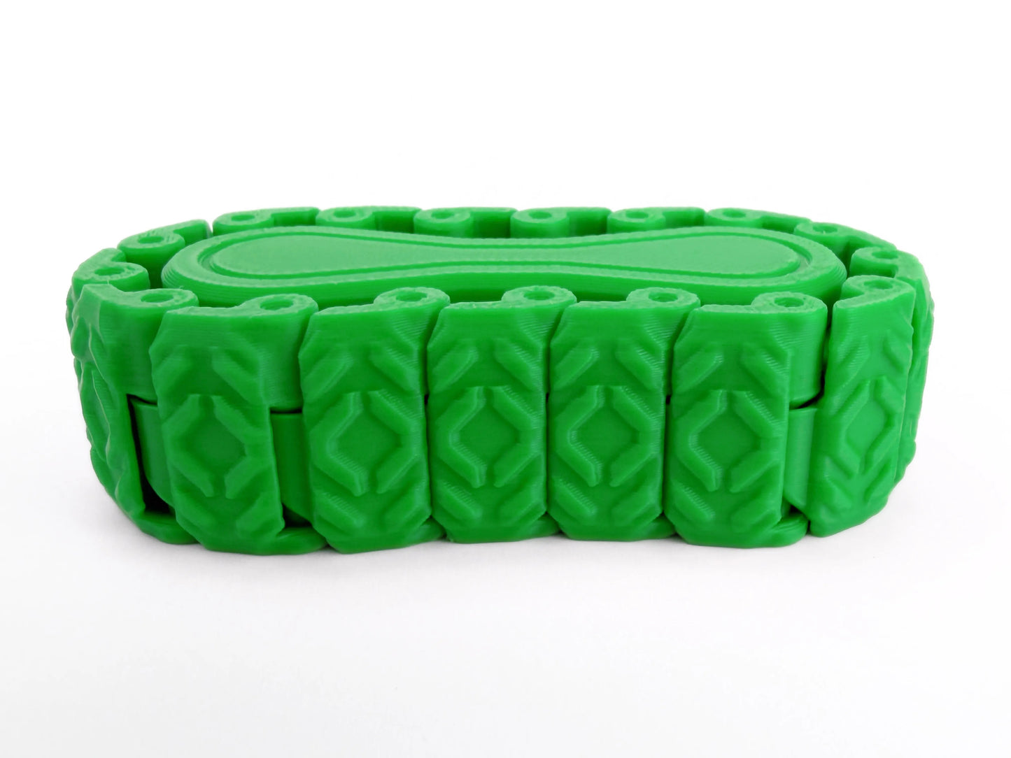Fidget Toy Anti Stress Kettenrollen Fidget mit beweglicher Panzerkette Pocket Gadget Geschenk für Technikfans Maker und Büro