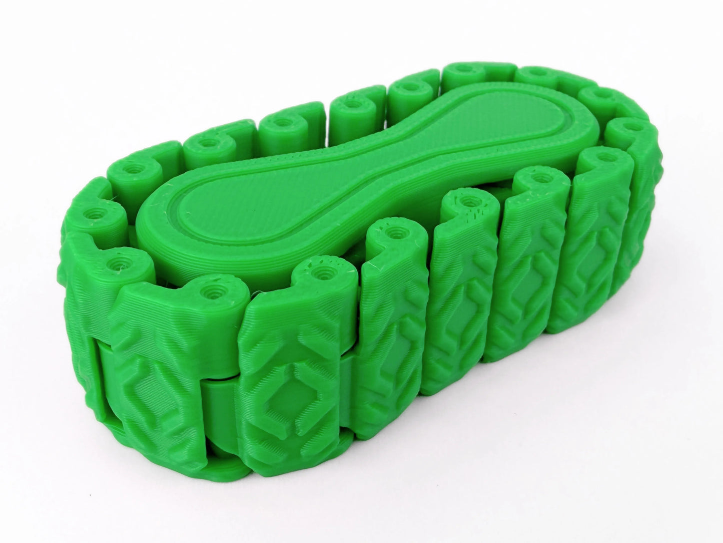 Fidget Toy Anti Stress Kettenrollen Fidget mit beweglicher Panzerkette Pocket Gadget Geschenk für Technikfans Maker und Büro
