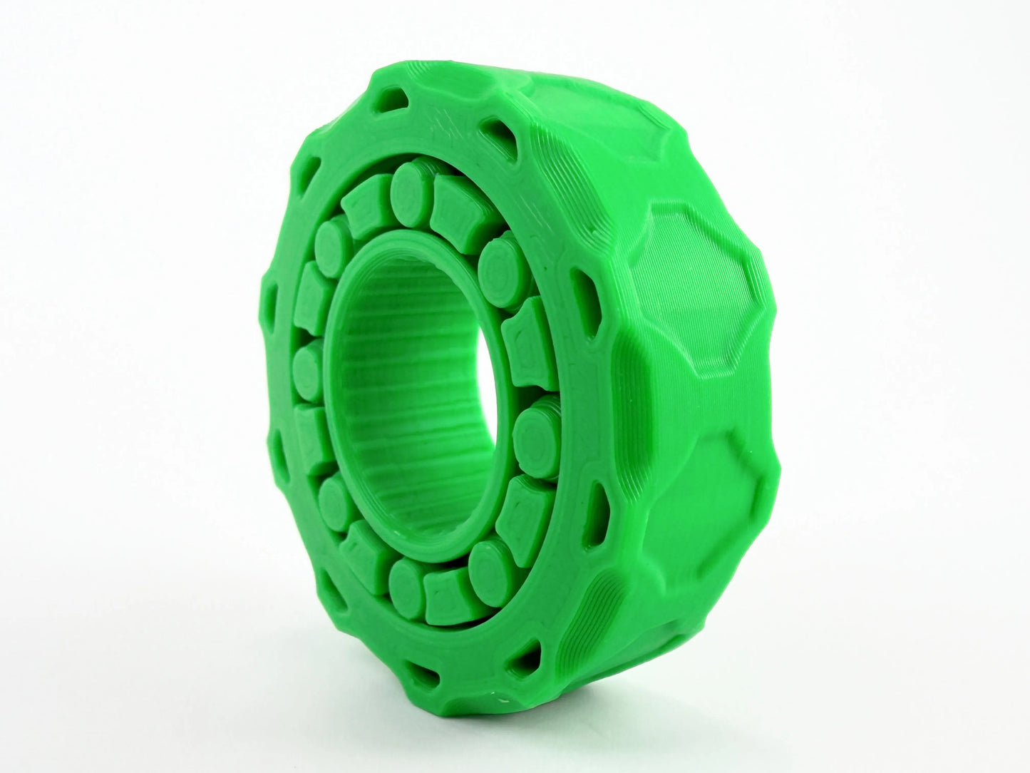 Fidget Spinner Anti Stress Lager Fidget mit Rollenlager Technik Gadget Geschenk für Schreibtisch Büro und Maker