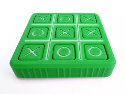 Fidget Toy Anti Stress Tic Tac Toe Spiel mit drehbaren X O Feldern Reisespiel Geschenk für Kinder Teenager und Schreibtisch