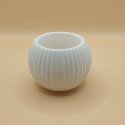 The Ribbed Tea Light Holder – Teelichthalter mit edler Struktur