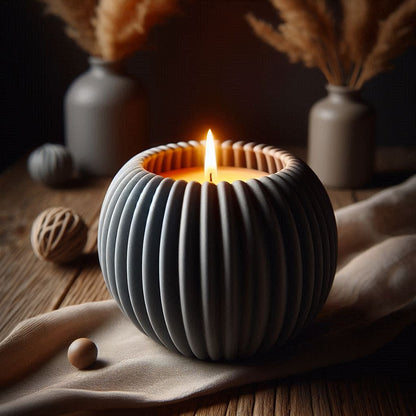 The Ribbed Tea Light Holder – Teelichthalter mit edler Struktur