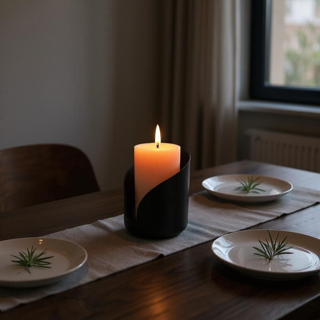 The Wave Candle Stand – Moderner Kerzenständer für Stumpenkerzen