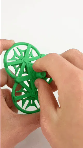 Fidget Toy Anti Stress Genfer Mechanismus Fidget mit synchroner Bewegung Technik Gadget Geschenk für Maker und Schreibtisch