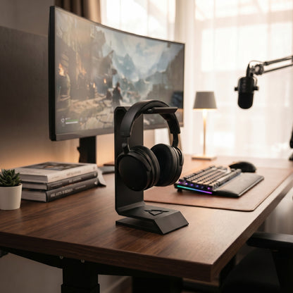 Kopfhörerständer Gaming Headset Halter moderner Headphone Stand für Schreibtisch Setup Homeoffice und Gamer Geschenk