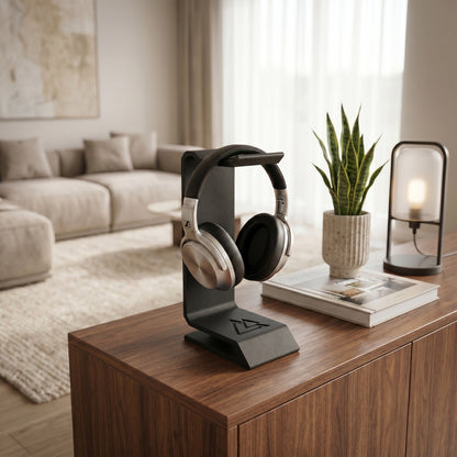Kopfhörerständer Gaming Headset Halter moderner Headphone Stand für Schreibtisch Setup Homeoffice und Gamer Geschenk