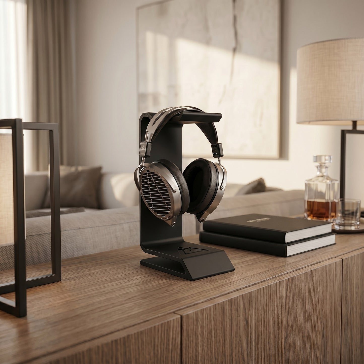 Kopfhörerständer Gaming Headset Halter moderner Headphone Stand für Schreibtisch Setup Homeoffice und Gamer Geschenk