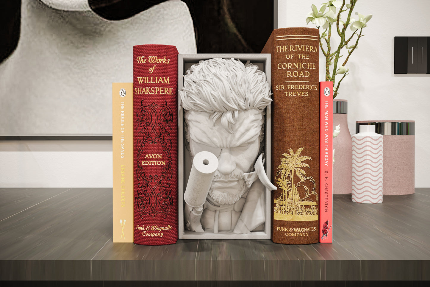 Book Nook Bücherregal Deko Stealth Soldat Gaming Regal Nische Wanddeko Geschenk für Gamer Leser und Sammler