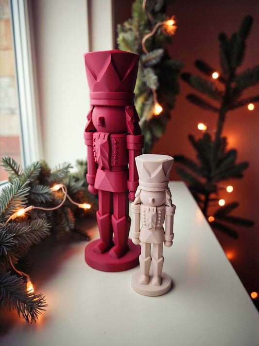 Moderner Nussknacker – 3D-gedruckte Weihnachtsfigur im zeitgemäßen Design