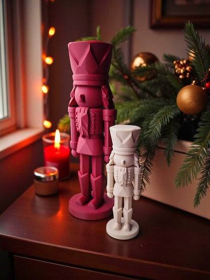 Moderner Nussknacker – 3D-gedruckte Weihnachtsfigur im zeitgemäßen Design