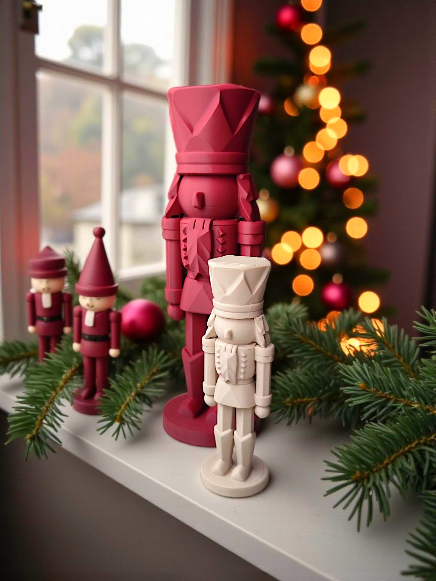 Moderner Nussknacker – 3D-gedruckte Weihnachtsfigur im zeitgemäßen Design