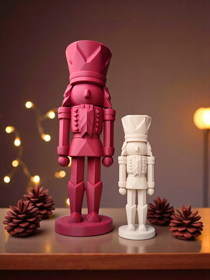 Moderner Nussknacker – 3D-gedruckte Weihnachtsfigur im zeitgemäßen Design