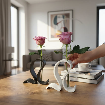 Design Reagenzglas Vase – Minimalistisches Vasen-Set für einzelne Blumen