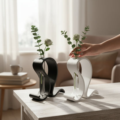 Design Reagenzglas Vase – Minimalistisches Vasen-Set für einzelne Blumen
