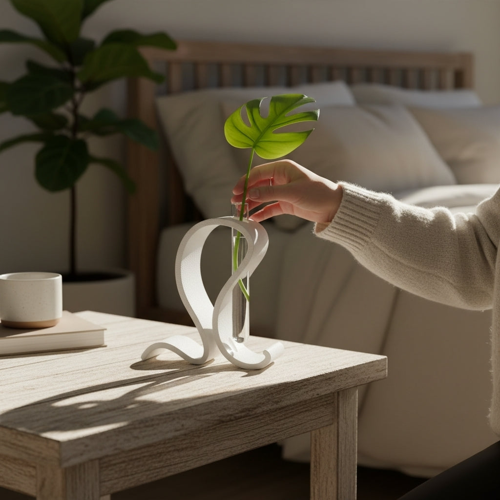 Design Reagenzglas Vase – Minimalistisches Vasen-Set für einzelne Blumen
