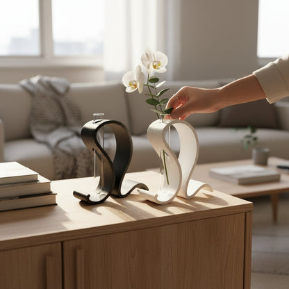 Design Reagenzglas Vase – Minimalistisches Vasen-Set für einzelne Blumen