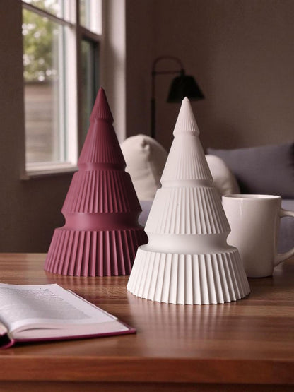 Ribbed Christmas Tree Duo – Weihnachtsbaum-Set