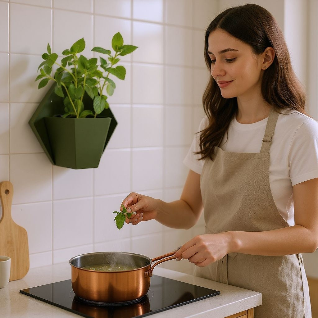 Geometric Wall Planter – 3D-gedruckter Wandpflanzer für Kräuter & Zimmerpflanzen