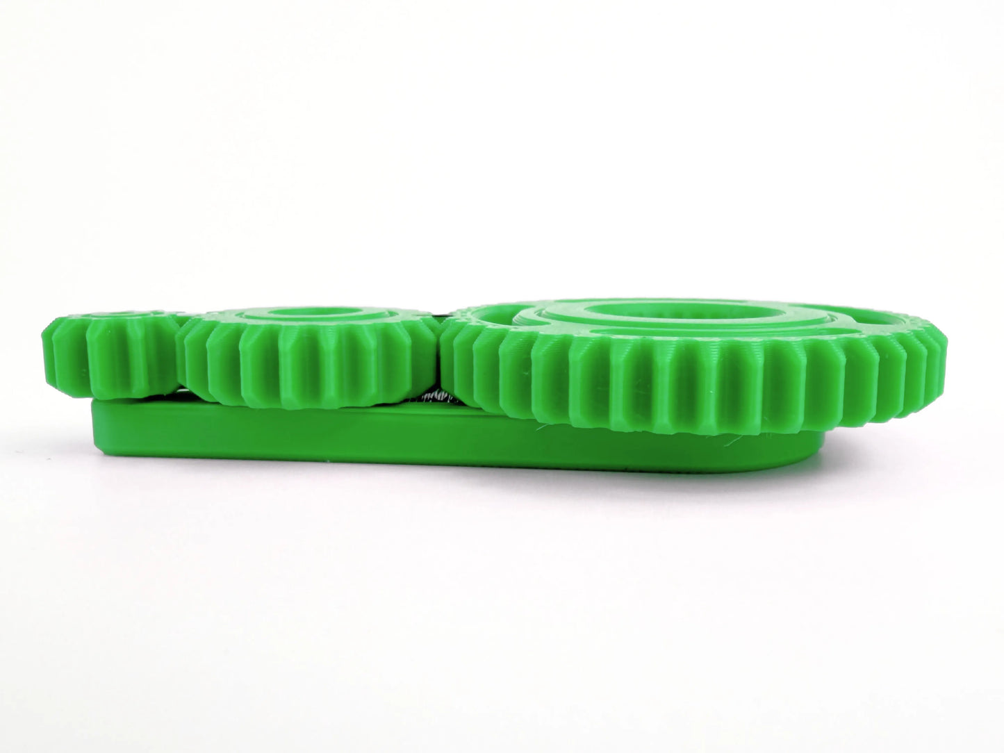 Fidget Spinner Anti Stress Zahnradübersetzung Fidget mit drei Zahnrädern Technik Gadget Geschenk für Schreibtisch und Maker