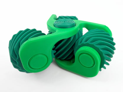 Fidget Spinner Anti Stress Helix Zahnrad Spinner mit mechanischer Bewegung Technik Gadget Geschenk