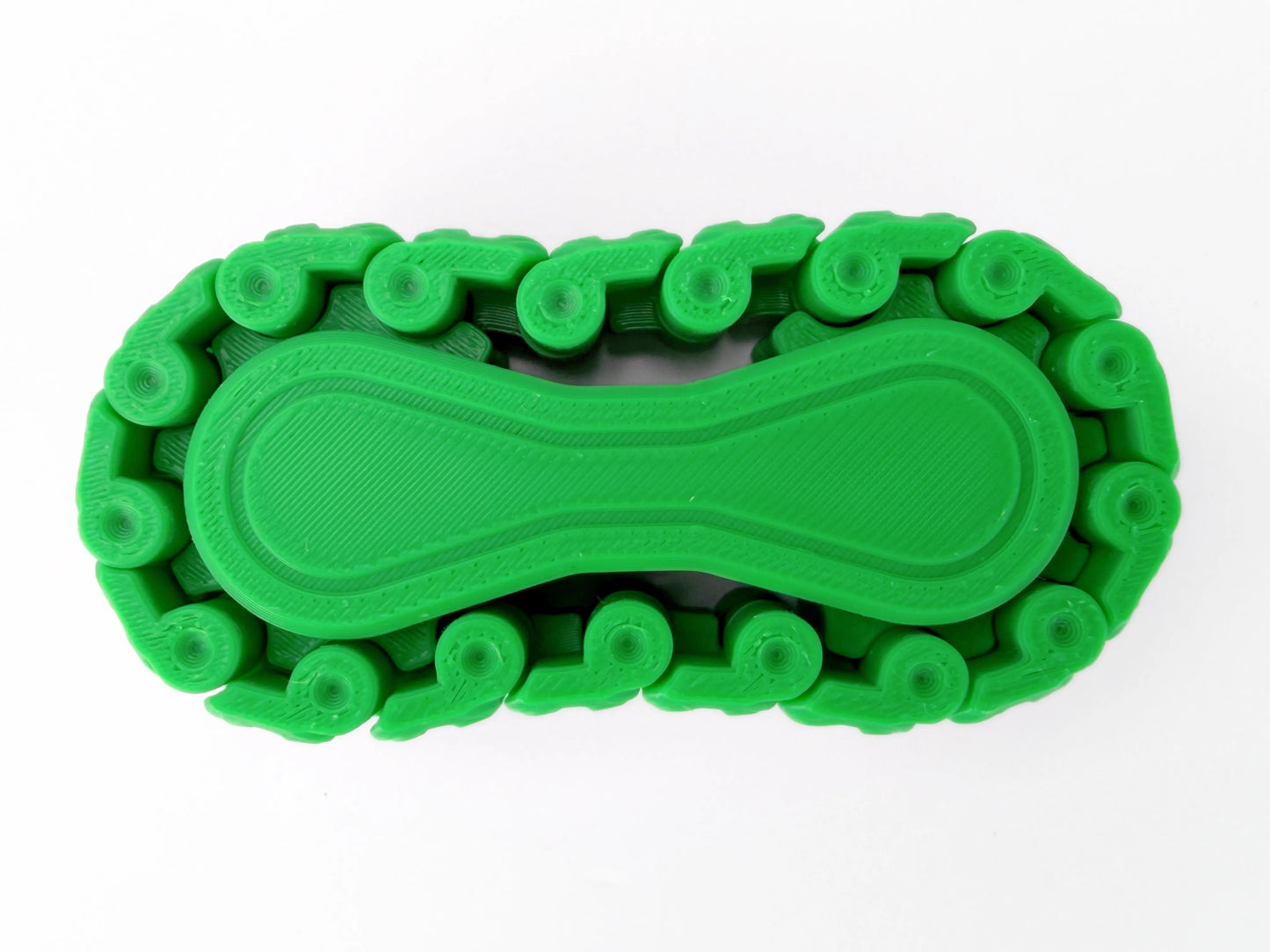 Fidget Toy Anti Stress Kettenrollen Fidget mit beweglicher Panzerkette Pocket Gadget Geschenk für Technikfans Maker und Büro