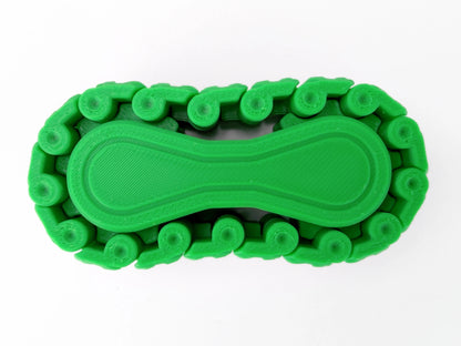 Fidget Toy Anti Stress Kettenrollen Fidget mit beweglicher Panzerkette Pocket Gadget Geschenk für Technikfans Maker und Büro