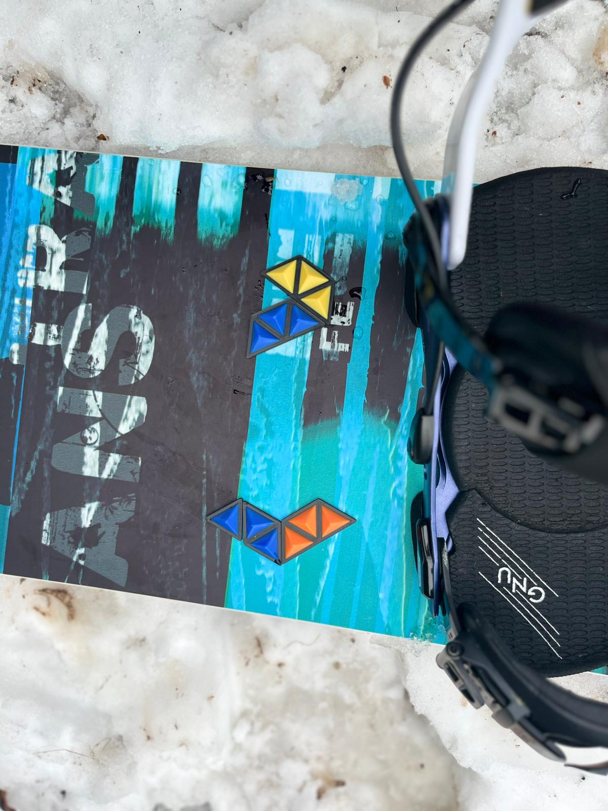 Modular Stomp pad snowboard – Custom Grip Pads