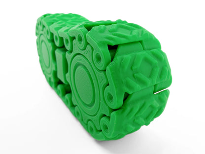 Fidget Toy Anti Stress Kettenrollen Fidget mit beweglicher Panzerkette Pocket Gadget Geschenk für Technikfans Maker und Büro