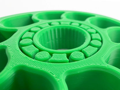 Fidget Spinner Anti Stress extremer Lager Spinner mit langer Drehzeit Technik Gadget Geschenk für Schreibtisch und Maker